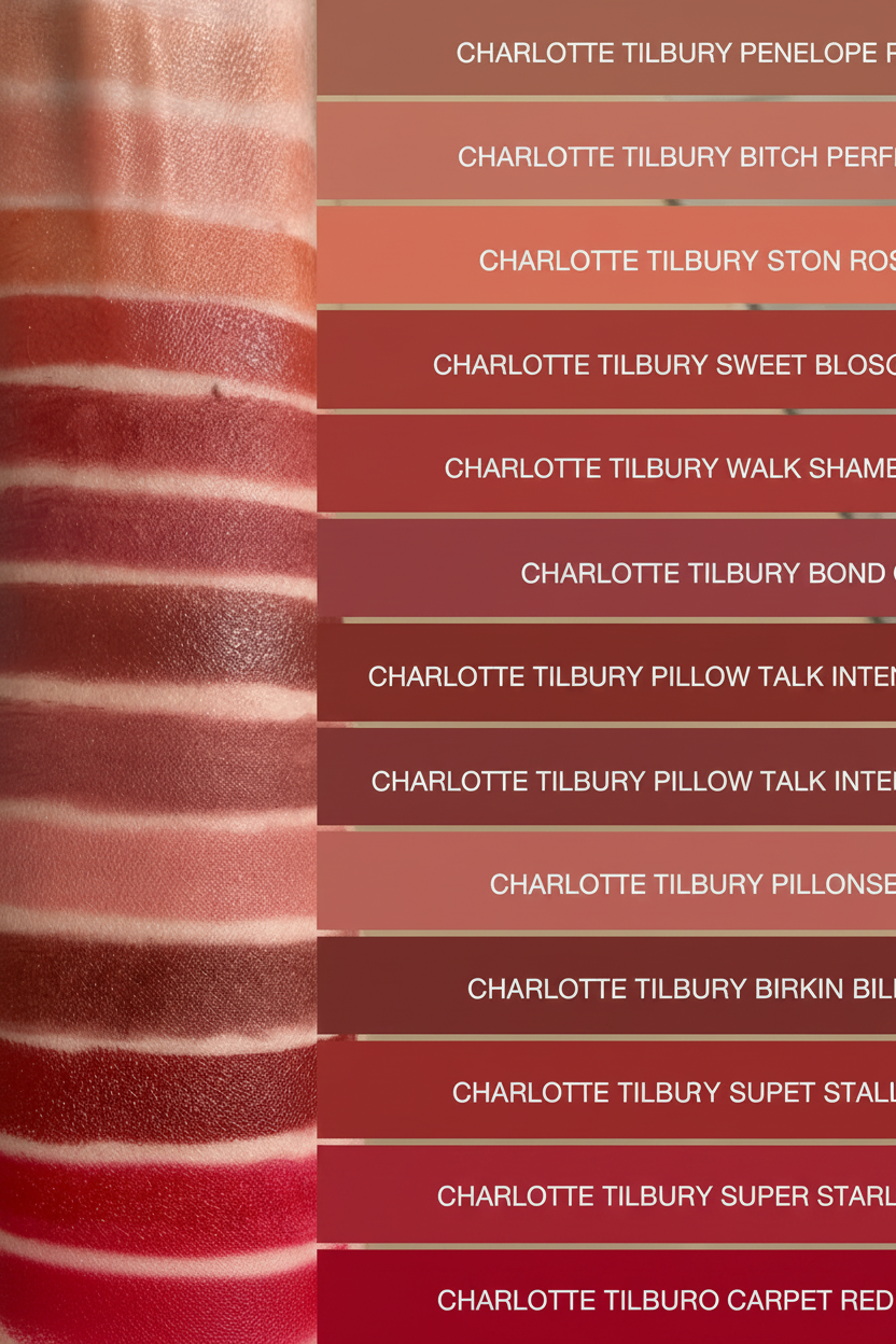 Charlotte Tilbury Shades with Names
