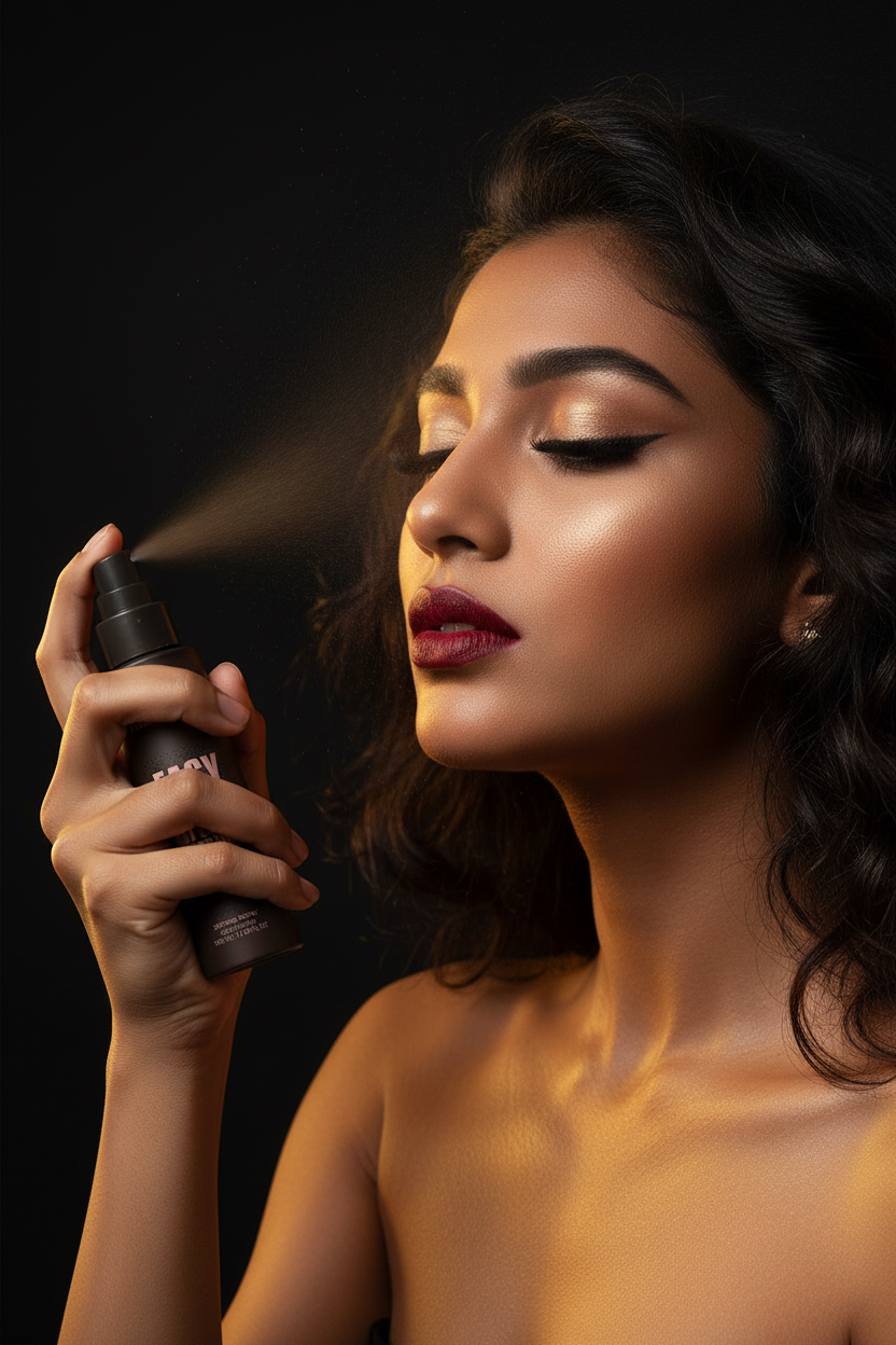Huda Beauty Easy Bake Model Shot
