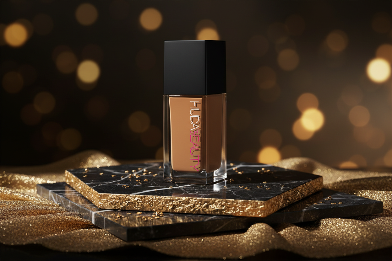 Huda Beauty Foundation Editorial Shot