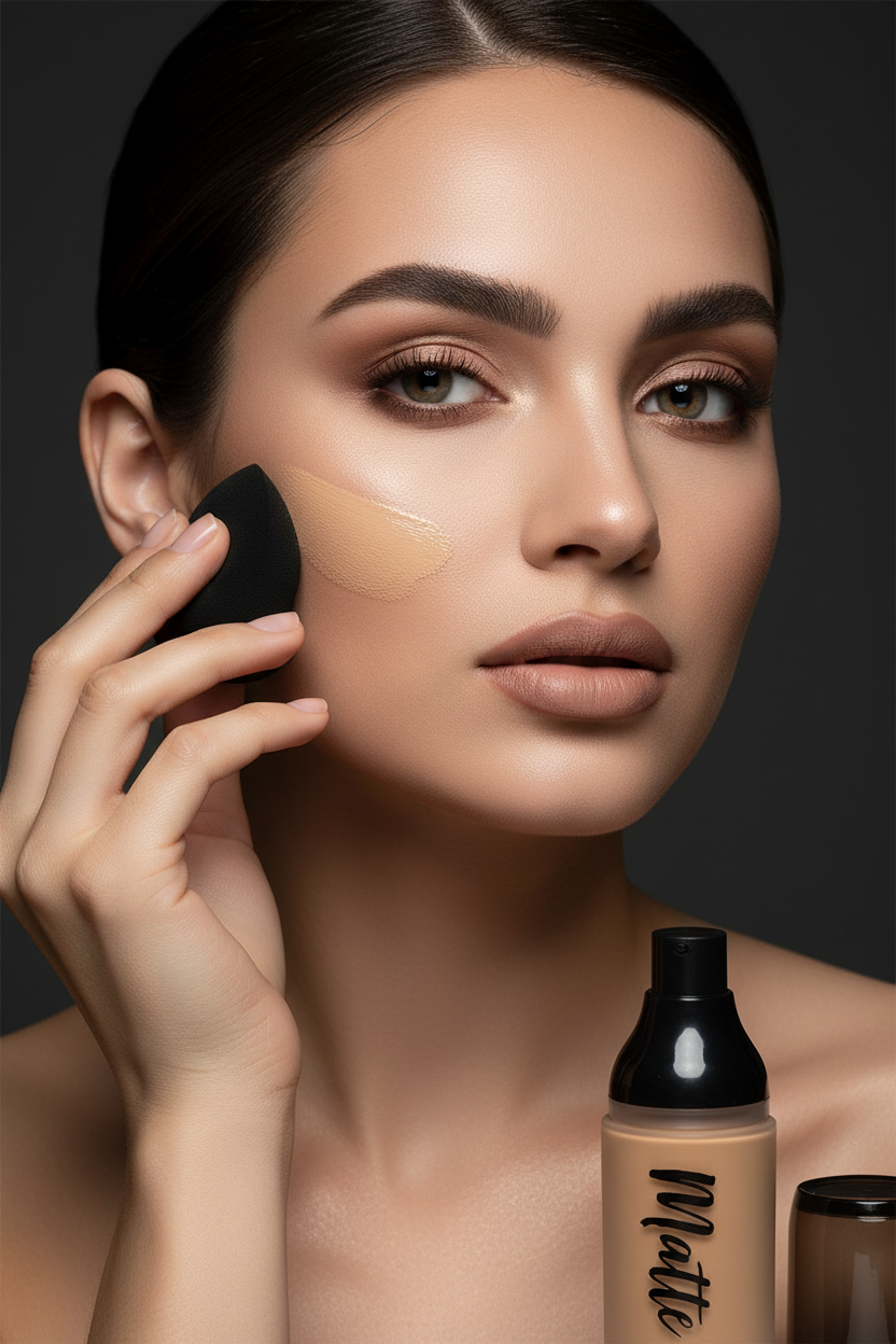 Huda Color Matte Me Model Shot