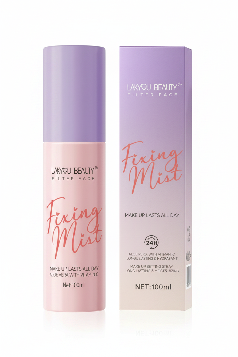 Lakyou Beauty Filter Face Fixing Mist – White Background Studio Shot
