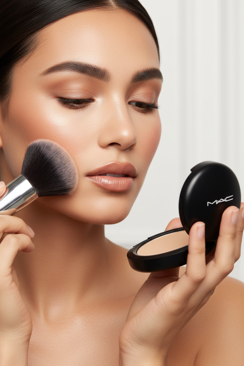 MAC Studio Fix Powder Plus Foundation NC30 – Model Shot