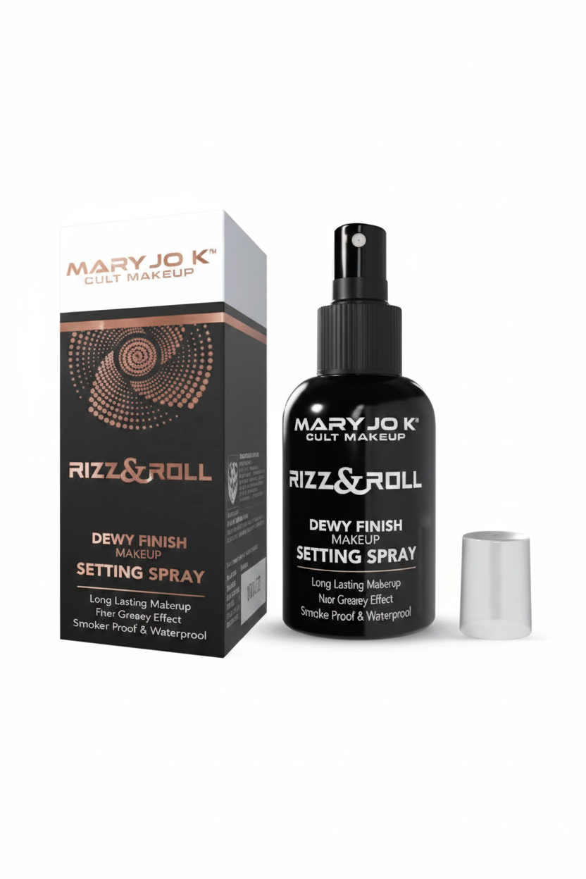 Mary Jo K Rizz & Roll Setting Spray – White Background Studio Shot
