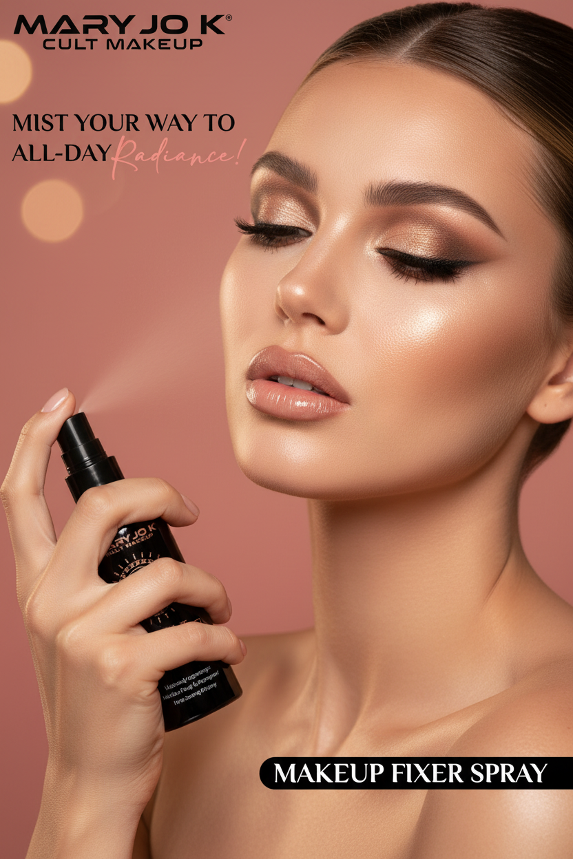Mary Jo K Way2Slay Makeup Fixer – Model Shot