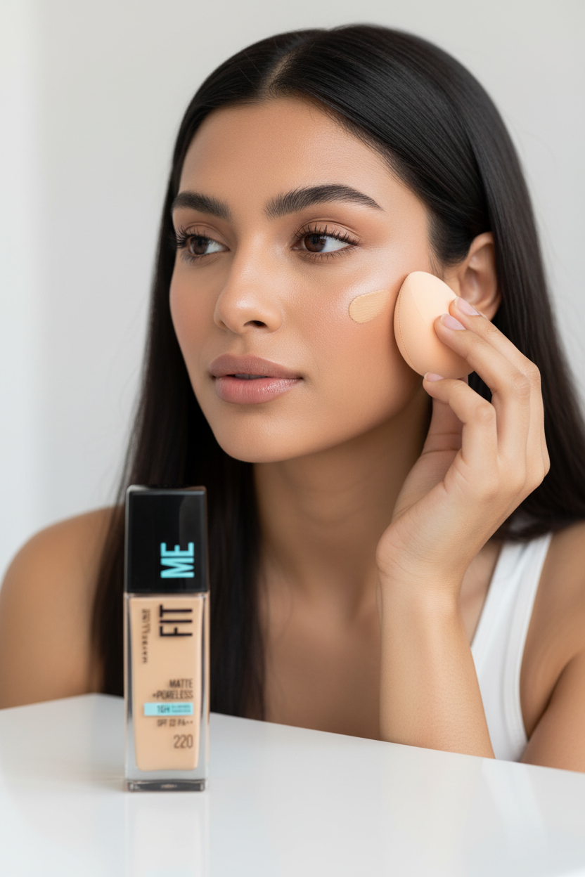 Maybelline Fit Me Model Shot