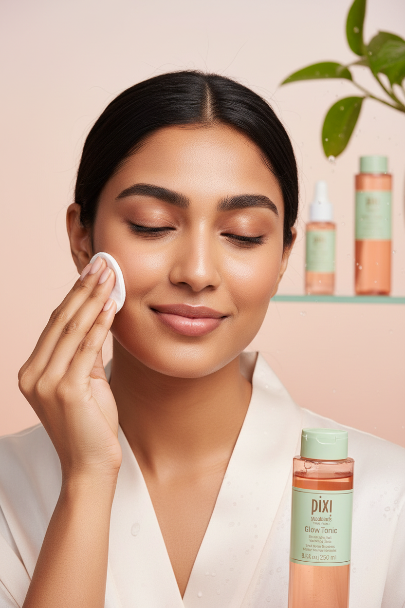 Model Using Pixi Glow Tonic