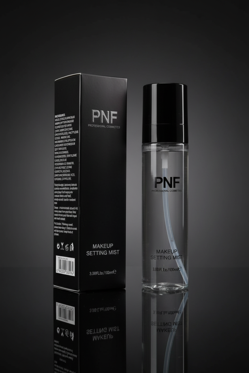 PNF Makeup Setting Mist – Dark Editorial Studio Shot