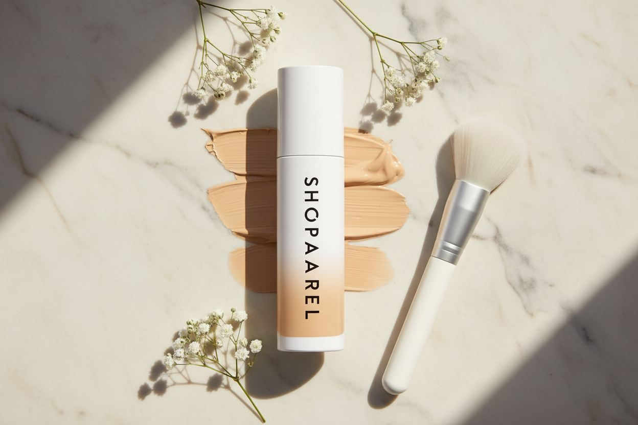 Shopaarel Foundation Flat Lay