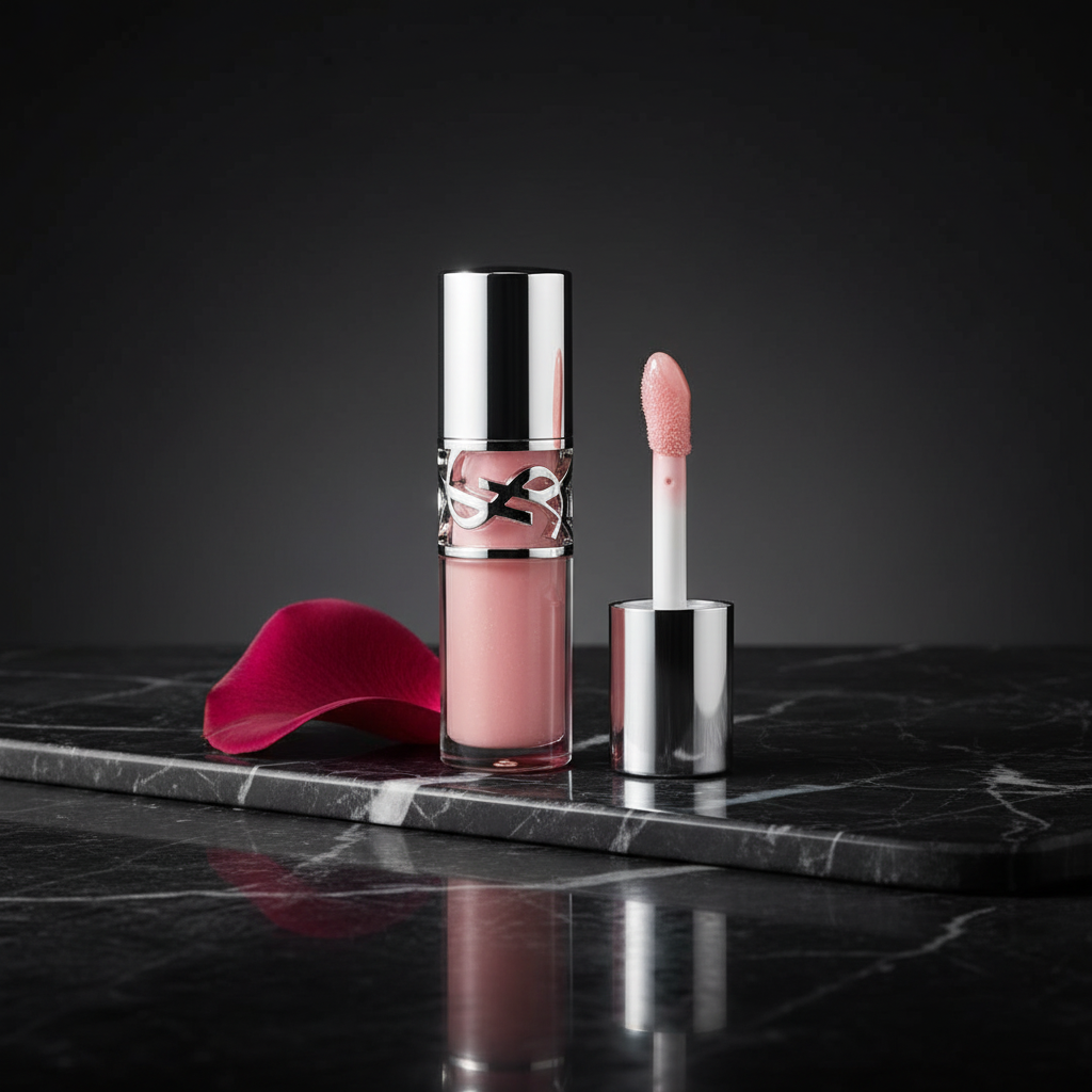 YSL Lip Gloss - Dark Marble Studio Shot